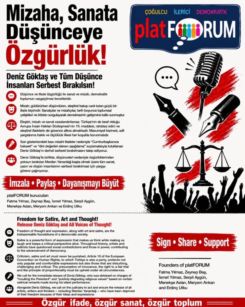 Mizaha, Sanata, Düşünceye Özgürlük!